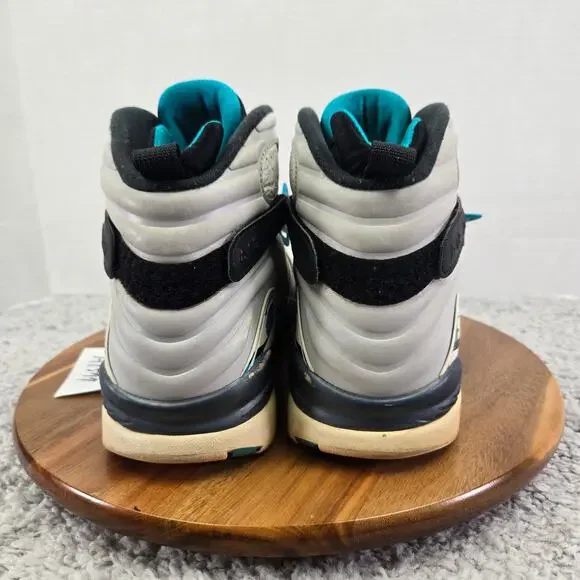 Jordan 8 Retro South Beach 2018 White Turbo Green Sneakers Mens 10 305381-113 - Picture 2 of 12